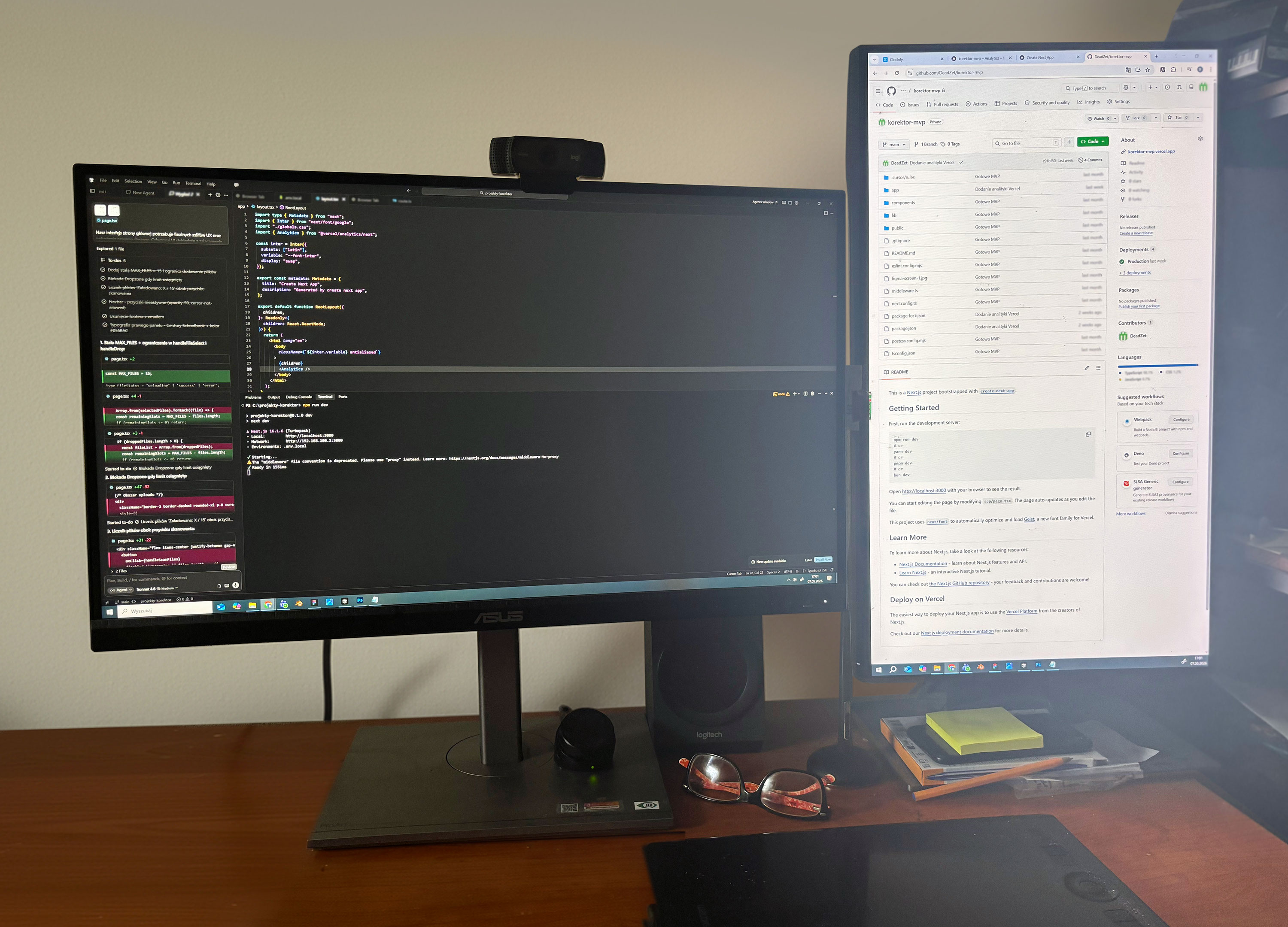 Technical implementation — coding the verification engine in Cursor AI editor