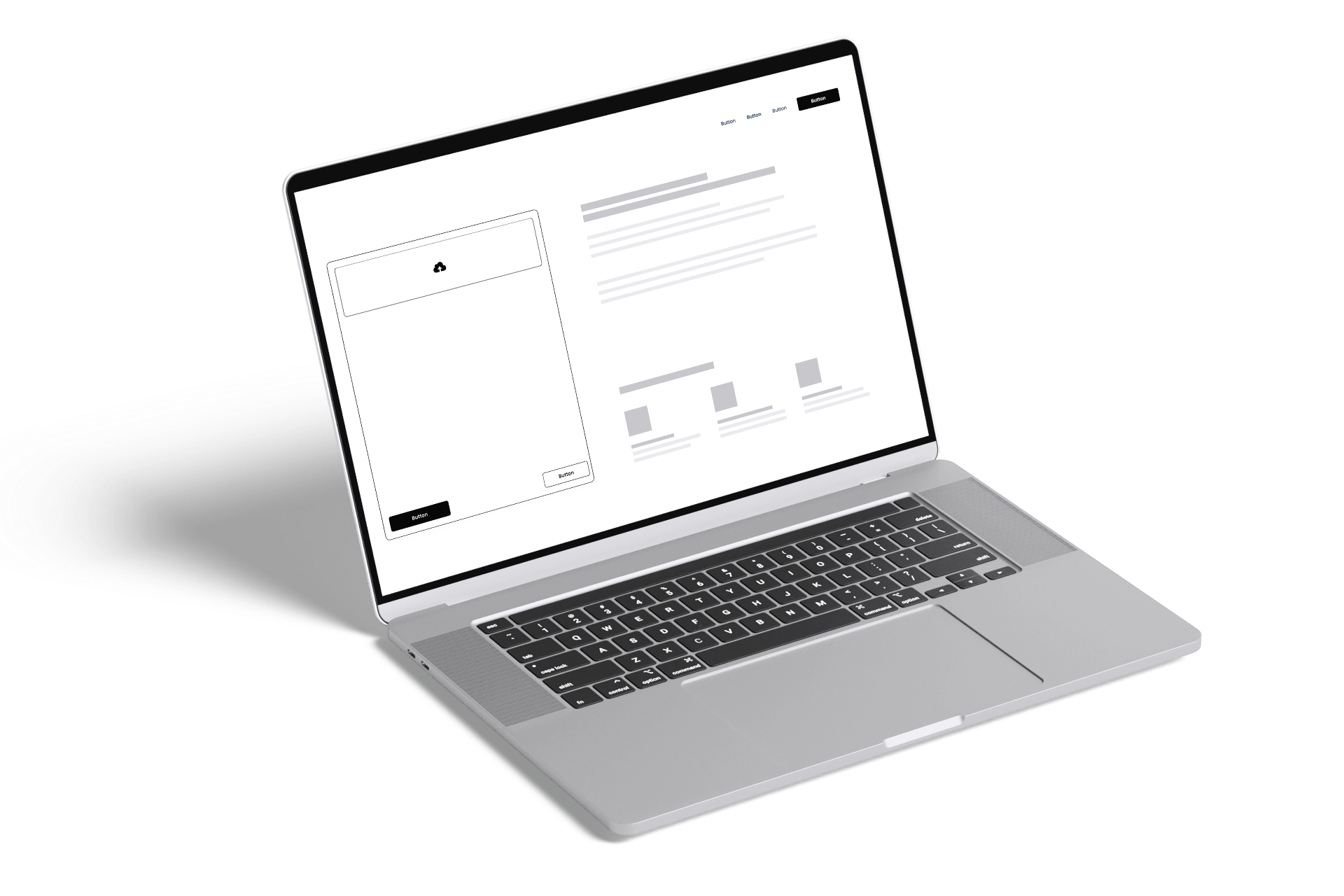 Micro SaaS app interface mockup